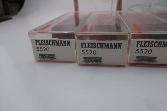 6 stk. model togvogne FLEISCHMANN 5520, 5710