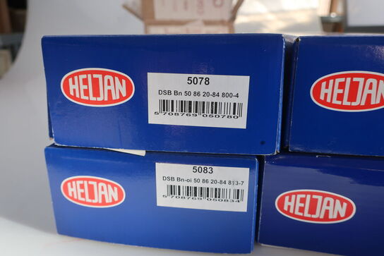 4 stk. model togvogne HELJAN 5079, 5078, 5083