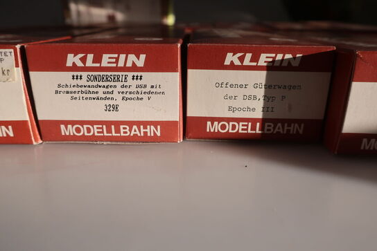 12 stk. model togvogne KLEIN 3294, 3296, 3295, 3299 m.fl.