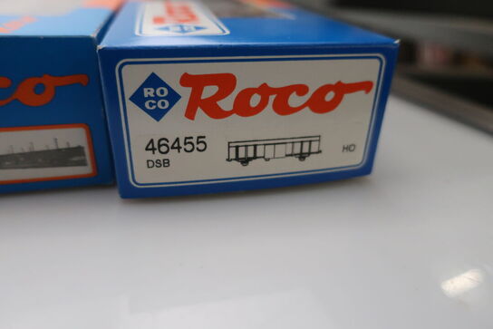 6 stk. model togvogne ROCO 46455, 46318, 66242, 46423