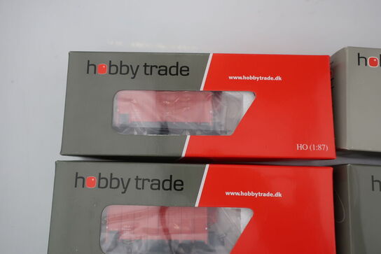 6 stk. model togvogne HOBBYTRADE 31029, 41055, 31030, 31028, 33004