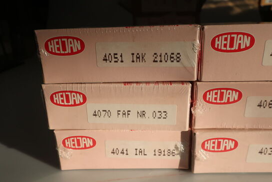 6 stk. model togvogne HELJAN 4020, 4061, 4031, 4051, 4070, 4041