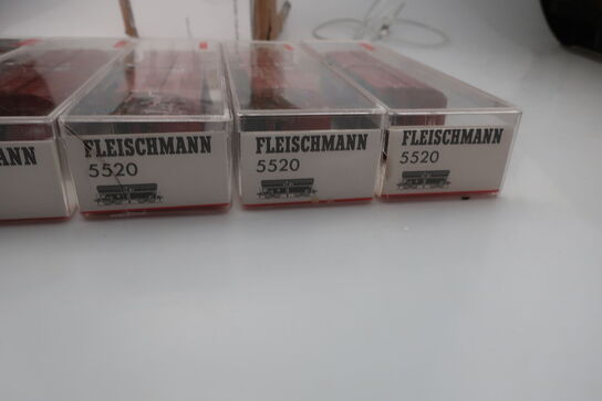 6 stk. model togvogne FLEISCHMANN 5520, 5710