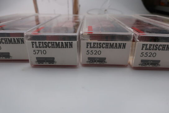 6 stk. model togvogne FLEISCHMANN 5520, 5710