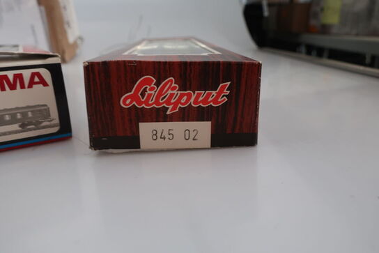 5 stk. model togvogne LILIPUT 845 02, LIMA 309164, ROCO 4254, 4250, 4200