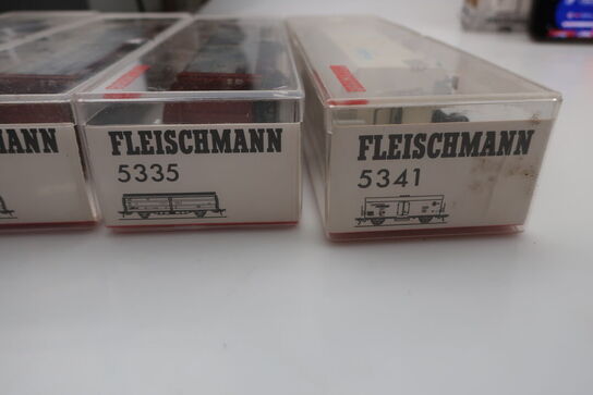 8 stk. model togvogne FLEISCHMANN 5341, 5335