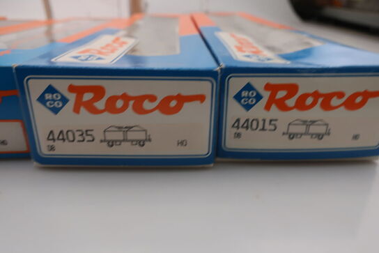 5 stk. model togvogne ROCO 44015, 44035, 46201, 44340A, 4360