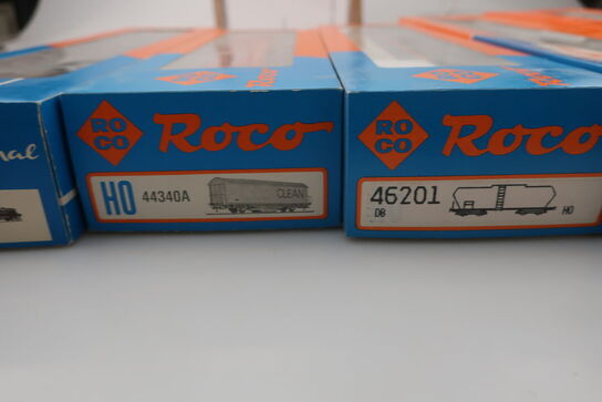 5 stk. model togvogne ROCO 44015, 44035, 46201, 44340A, 4360