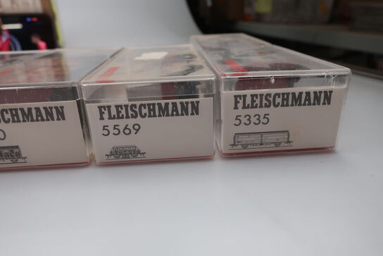 8 stk. model togvogne FLEISCHMANN 5335, 5569, 5330