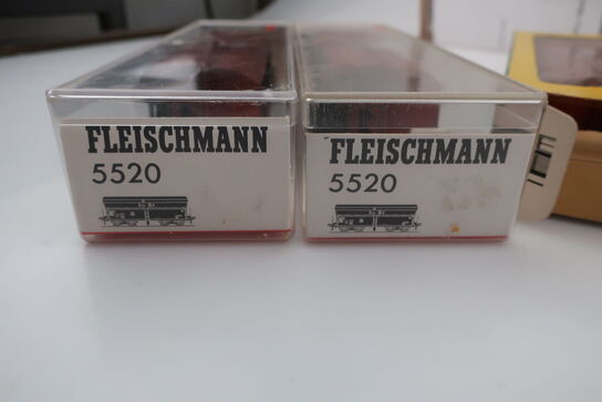 5 stk. model togvogne FLEISCHMANN 1489, 5520