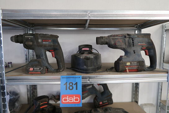 Bosch GBH 36 VF-LI akku borehammer &  Bosch GBH 18 V-LI MOMSFRI