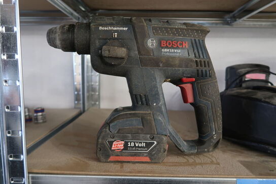 Bosch GBH 36 VF-LI akku borehammer &  Bosch GBH 18 V-LI MOMSFRI