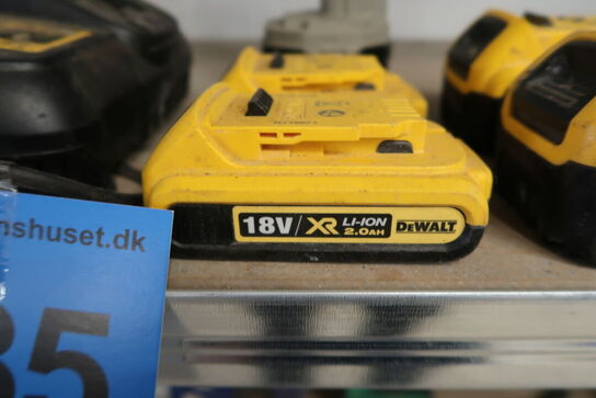 4 stk. DeWalt batterier  MOMSFRI