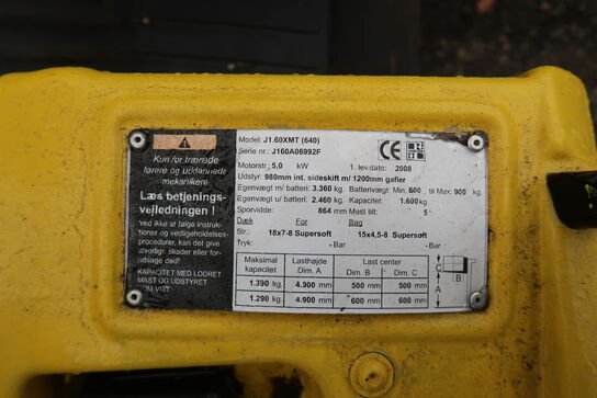 Eltruck, Hyster J1.60XMT (640) - 1300 KG MOMSFRI