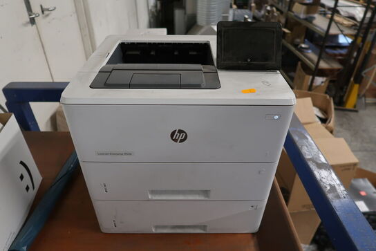 Printer HP M506, bord og affaldsstativ