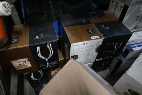 Div. Glas, LED lys, Vaser, Ventilator, Tonere, Kuverter m.m.