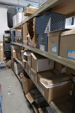 Div. Glas, LED lys, Vaser, Ventilator, Tonere, Kuverter m.m.