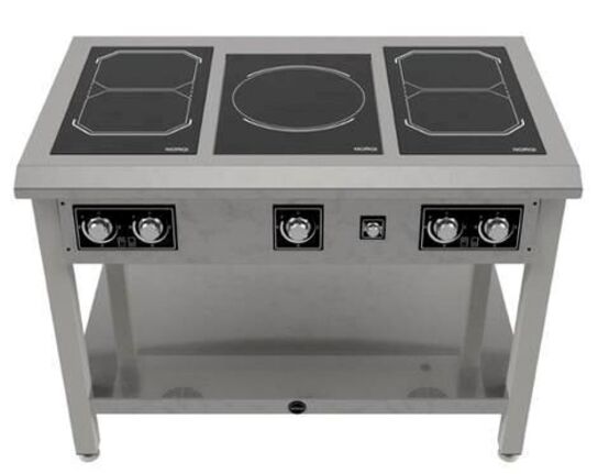 NorQi Induktionsbord, 5 zoner SPIN05 - Demo