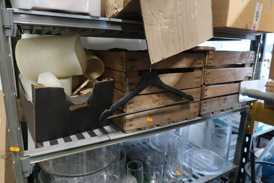 Div. Glas, LED lys, Vaser, Ventilator, Tonere, Kuverter m.m.