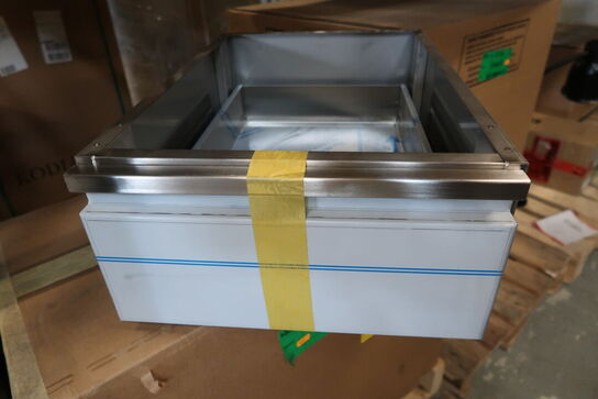 10 stk. Rustfri skuffe L 400 x D 560 x H 210 mm L1-6170