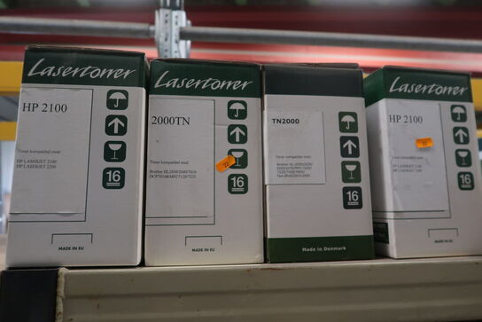 Div. Glas, LED lys, Vaser, Ventilator, Tonere, Kuverter m.m.