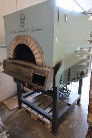 Demo pizzaovn roterende stenplade Ø95CM MAM - F gas snr. 2003084