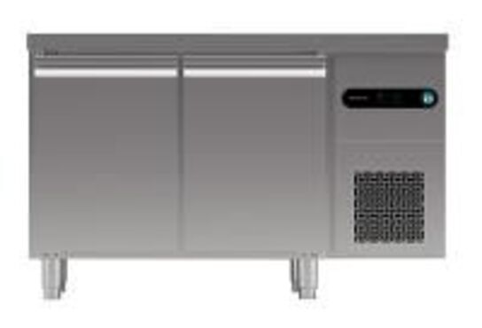 Kølebord SCG-130 2 fag med låger Snowflake