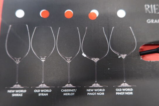 15 stk. Tasting sæt RIEDEL rødvin