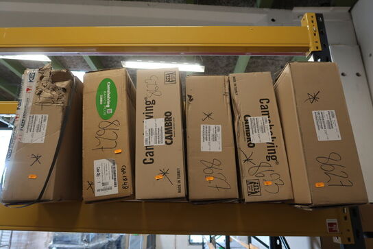 Stort parti CAMBRO hylder og stiger