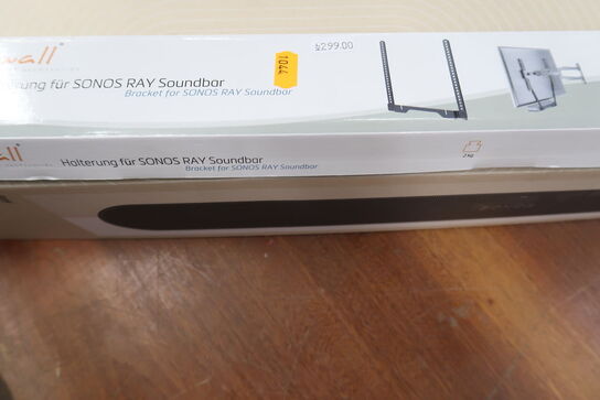 Soundbar SONOS Ray (sort) med beslag