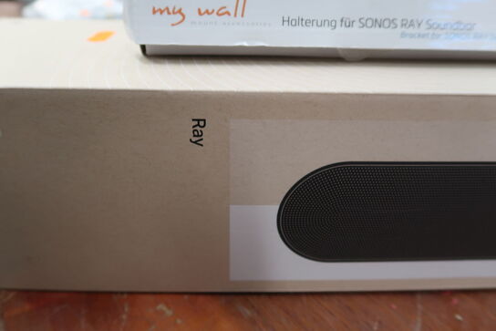 Soundbar SONOS Ray (sort) med beslag