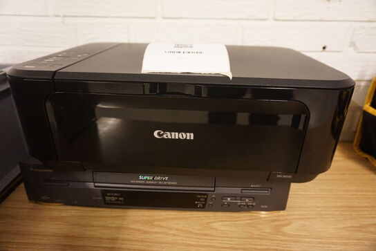 Printer, CANON MG 36505 + DVD afspiller, PANASONIC