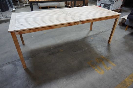 Rosenborg Teak havebord 210x90 cm