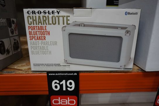 Crosley Charlotte Bluetooth Højttaler - White Sand