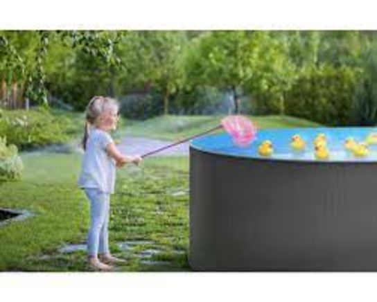 Swim & Fun pool Santorini antracitgrå - 8.150 liter Ø:350x90 cm