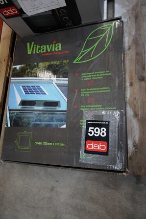 Vitavia Solarvent til drivhus 70x61 cm