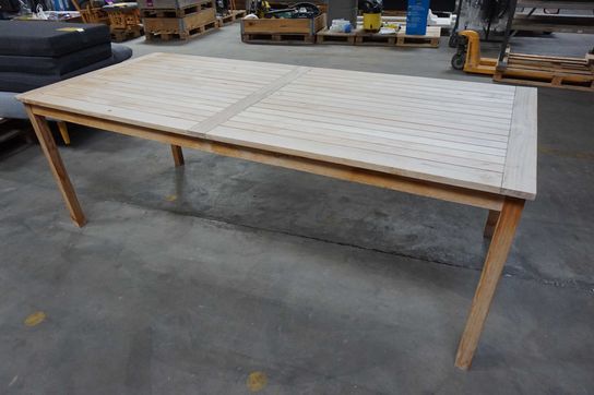 Rosenborg Teak havebord 210x90 cm