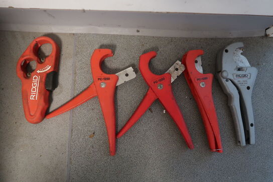 5 stk. Ridgid plastsakse