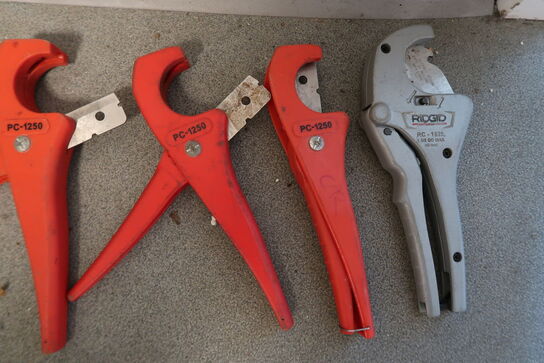 5 stk. Ridgid plastsakse