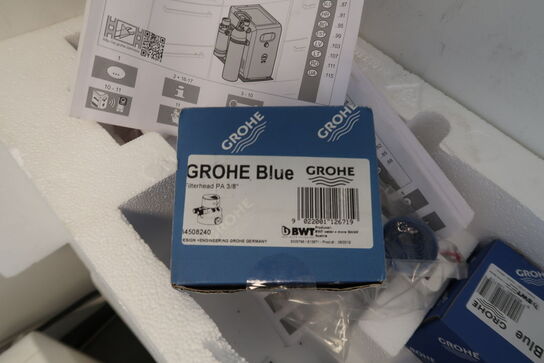 Diverse Grohe Blue køleenheder + diverse VVS 