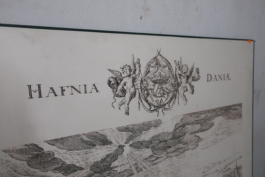 Kort HAFNIA DANIÆ Proviantgaarden 1611