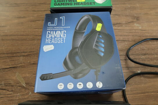 3 stk. Gaming headsets