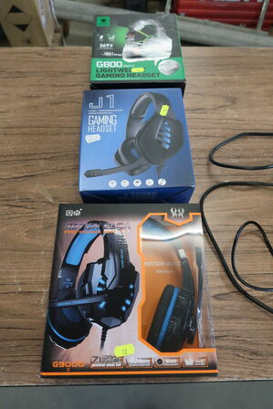 3 stk. Gaming headsets