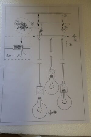  Hængelampe LUMEGA Aric