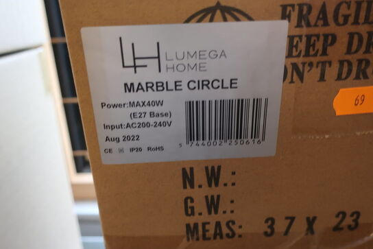 3 stk. pendel LUMEGA HOME Marble Circle