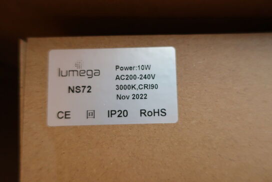 14 stk. spots LUMEGA NS72