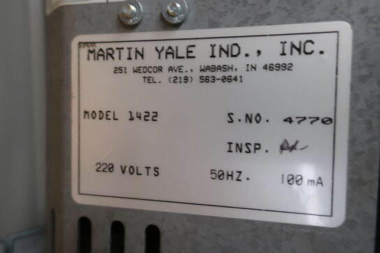 Papirfolder MARTIN YALE model 1422