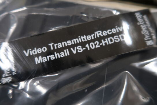 6 stk. Videotransmitter /-Receiver MARSHALL Samt image processor