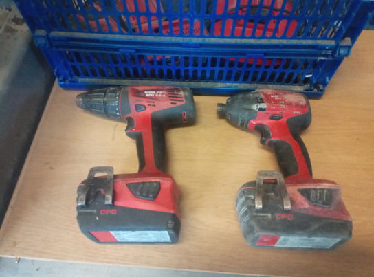 Hilti skruemaskine + slagskruetrækker