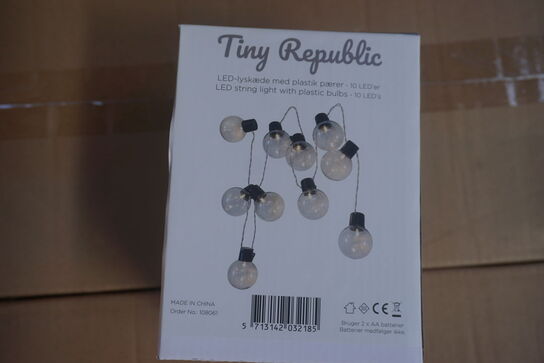 6 kasser LED-lyskæde, TINY REPUBLIC